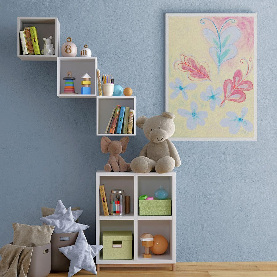FROLICS butterfly floral art print