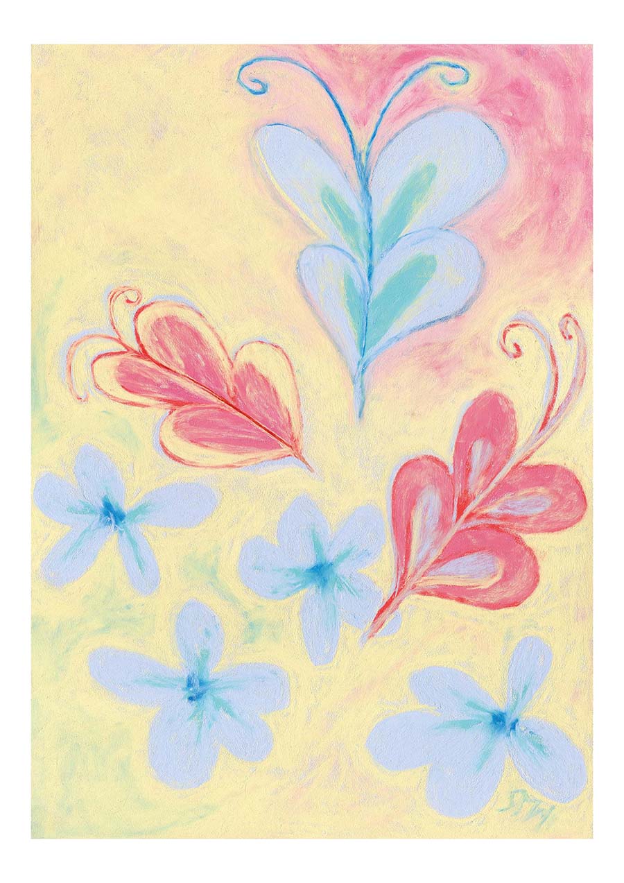 FROLICS butterfly floral art print