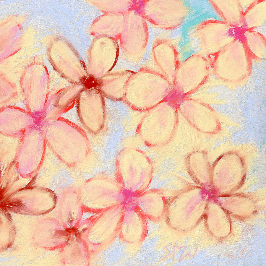 HARMONY butterfly floral art print