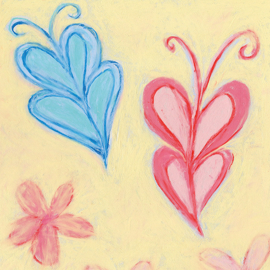 HIGH JINKS butterfly floral art print