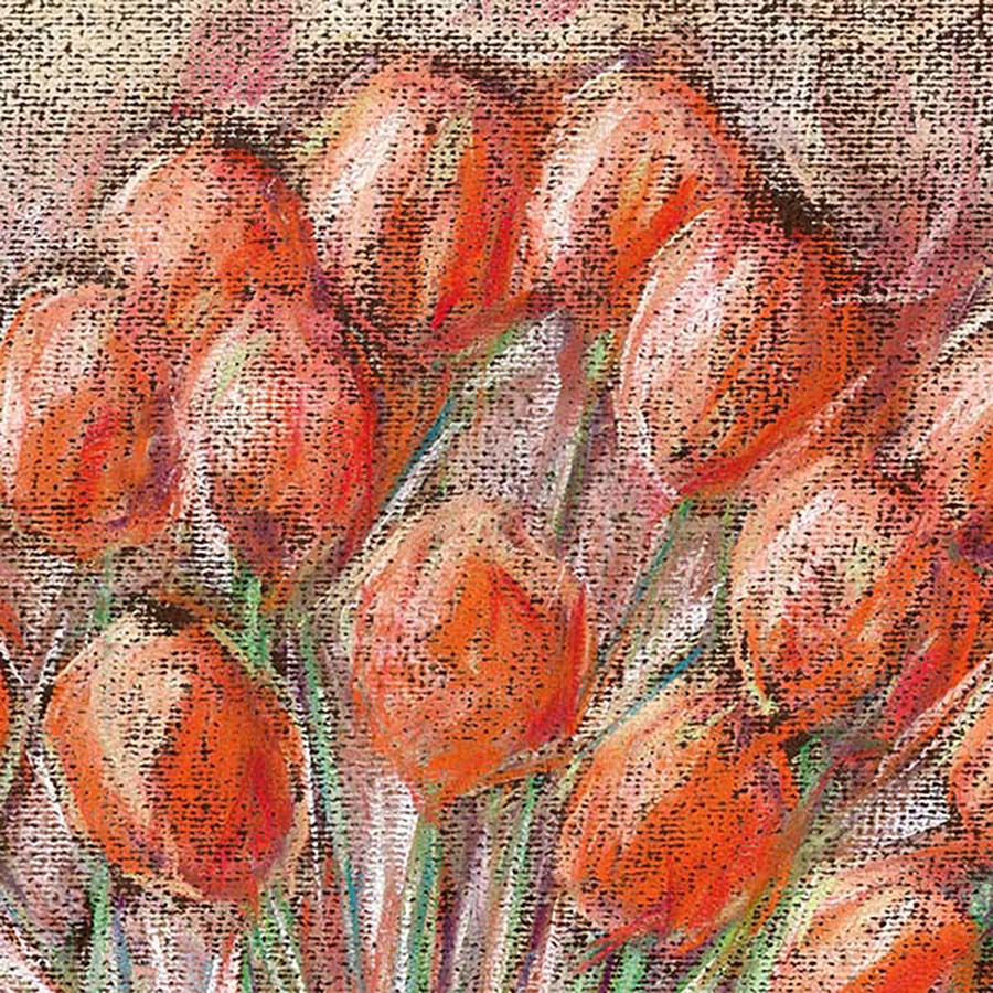 NEW AGE TULIPS floral art print