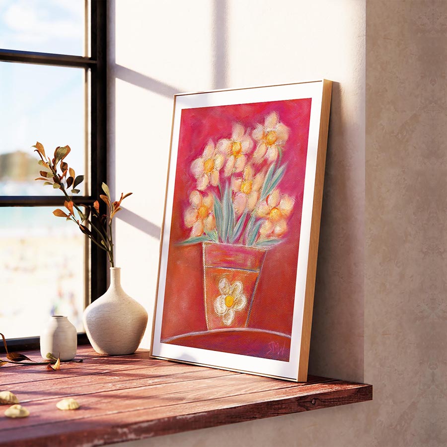 LIFE FORCE floral art print