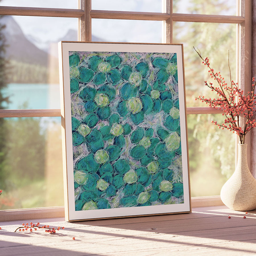 SEA DAISIES floral art print