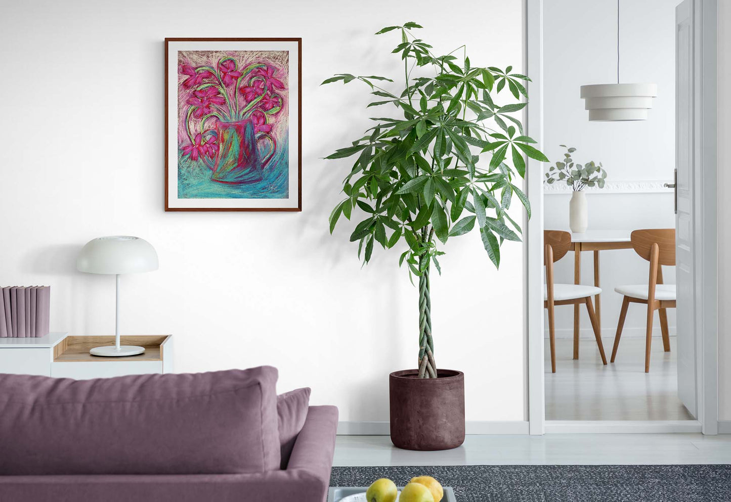 RAGS TO RICHES floral art print