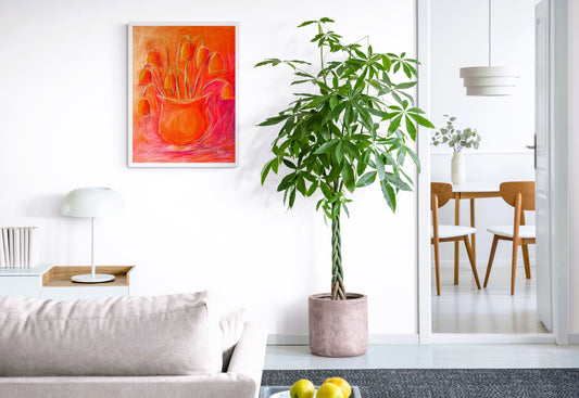 SIZZLING SPIRIT OF SUMMER floral art print