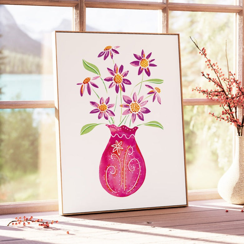 VIVA! floral art print