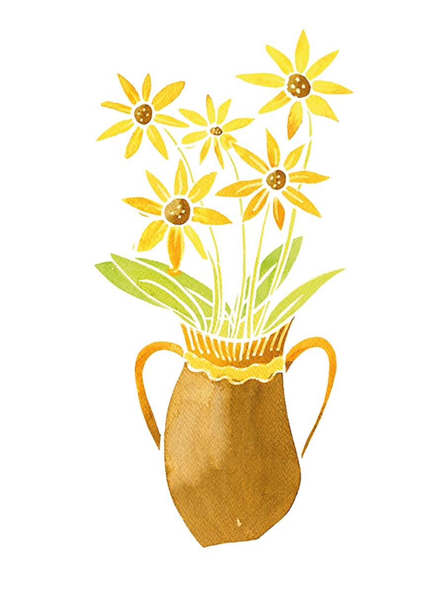 BLITHE SPIRIT floral art print
