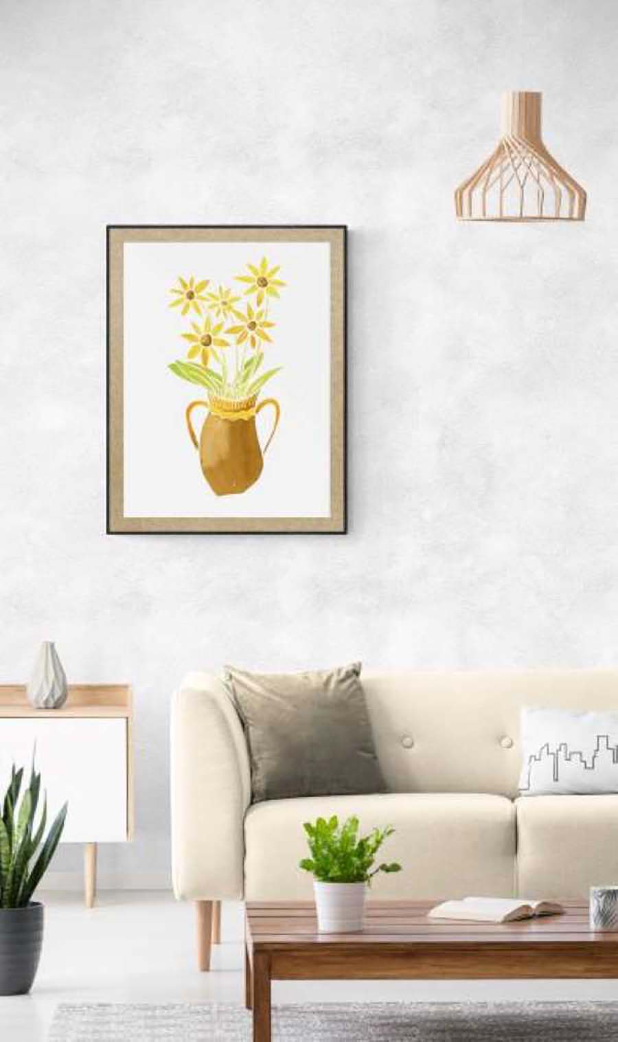BLITHE SPIRIT floral art print