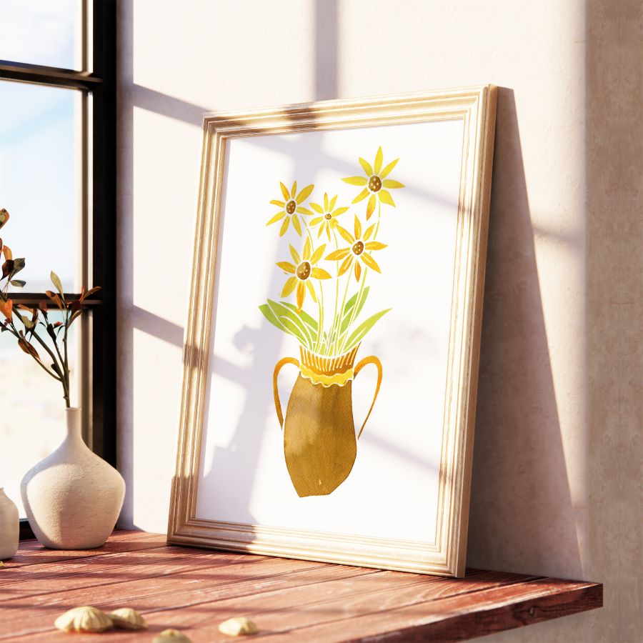 BLITHE SPIRIT floral art print