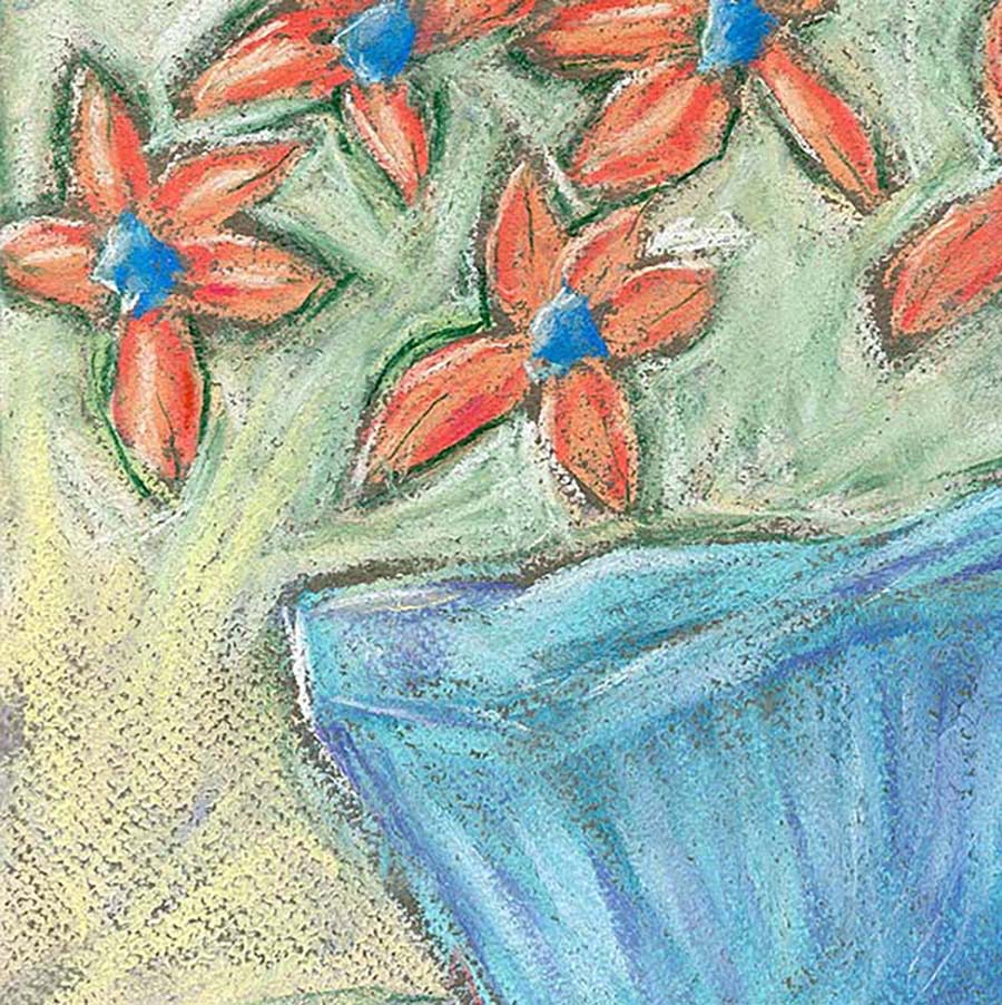 STARFLOWERS DANCING floral art print