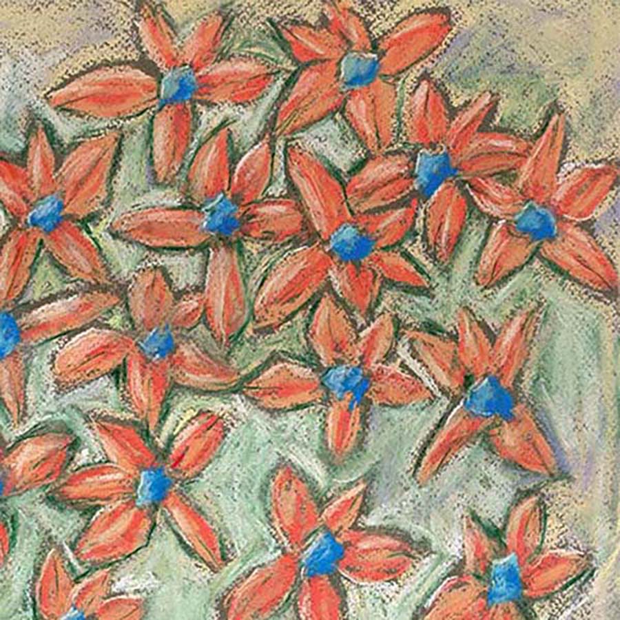 STARFLOWERS DANCING floral art print
