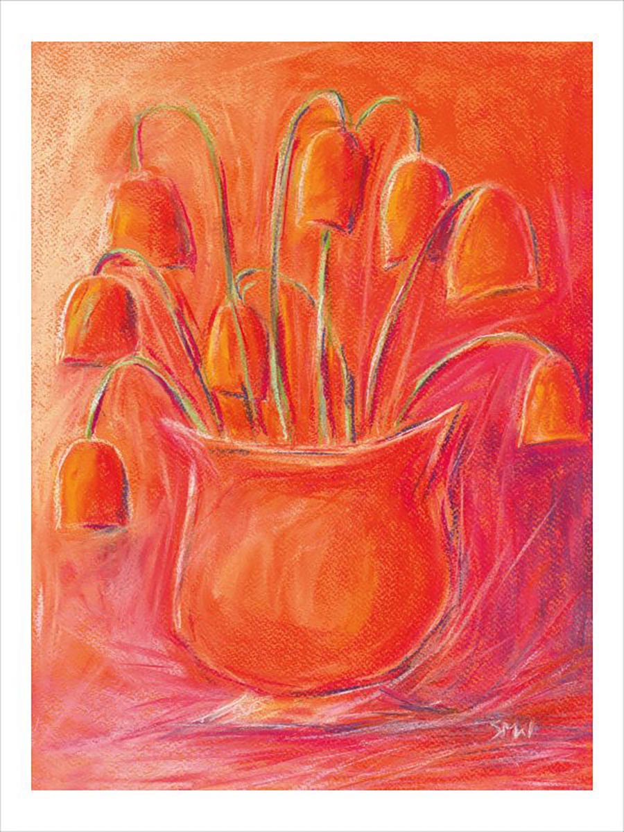 SIZZLING SPIRIT OF SUMMER floral art print