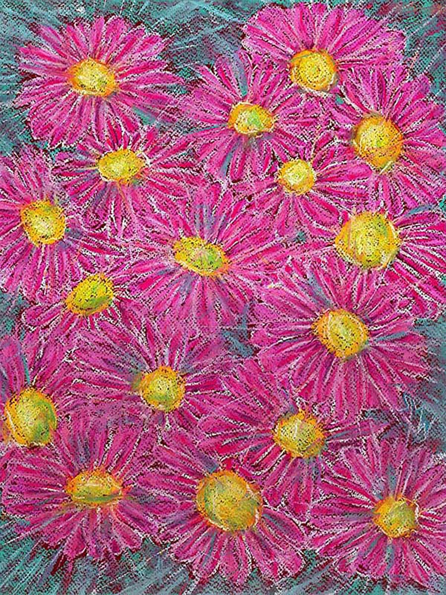 PINK PARTY floral art print