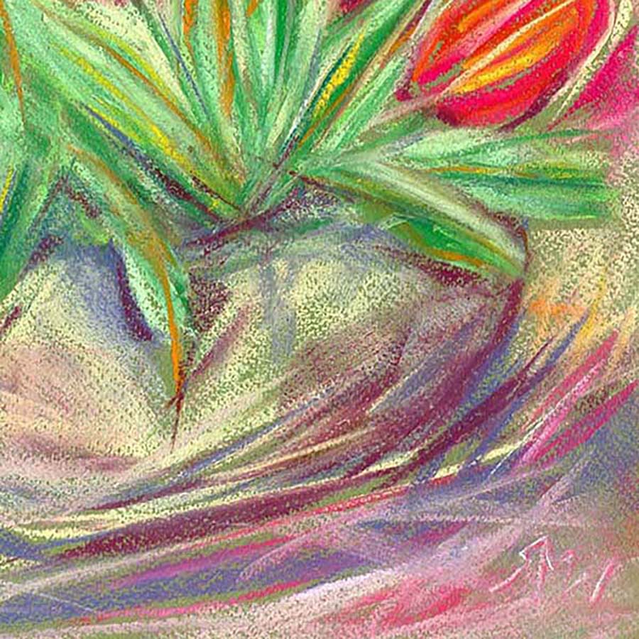 TULIPS GONE WILD! floral art print