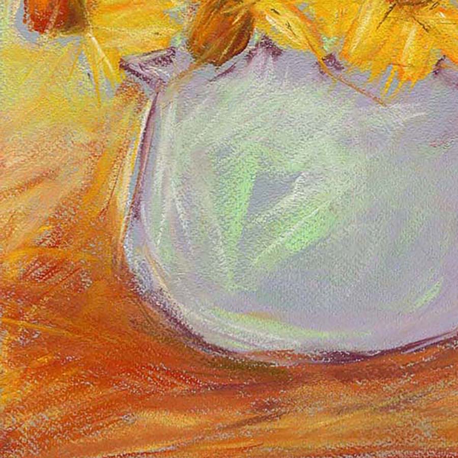 SUNSHINE AND LAVENDER floral art print