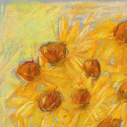 SUNSHINE AND LAVENDER floral art print