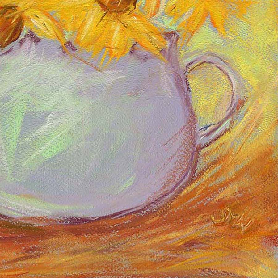 SUNSHINE AND LAVENDER floral art print