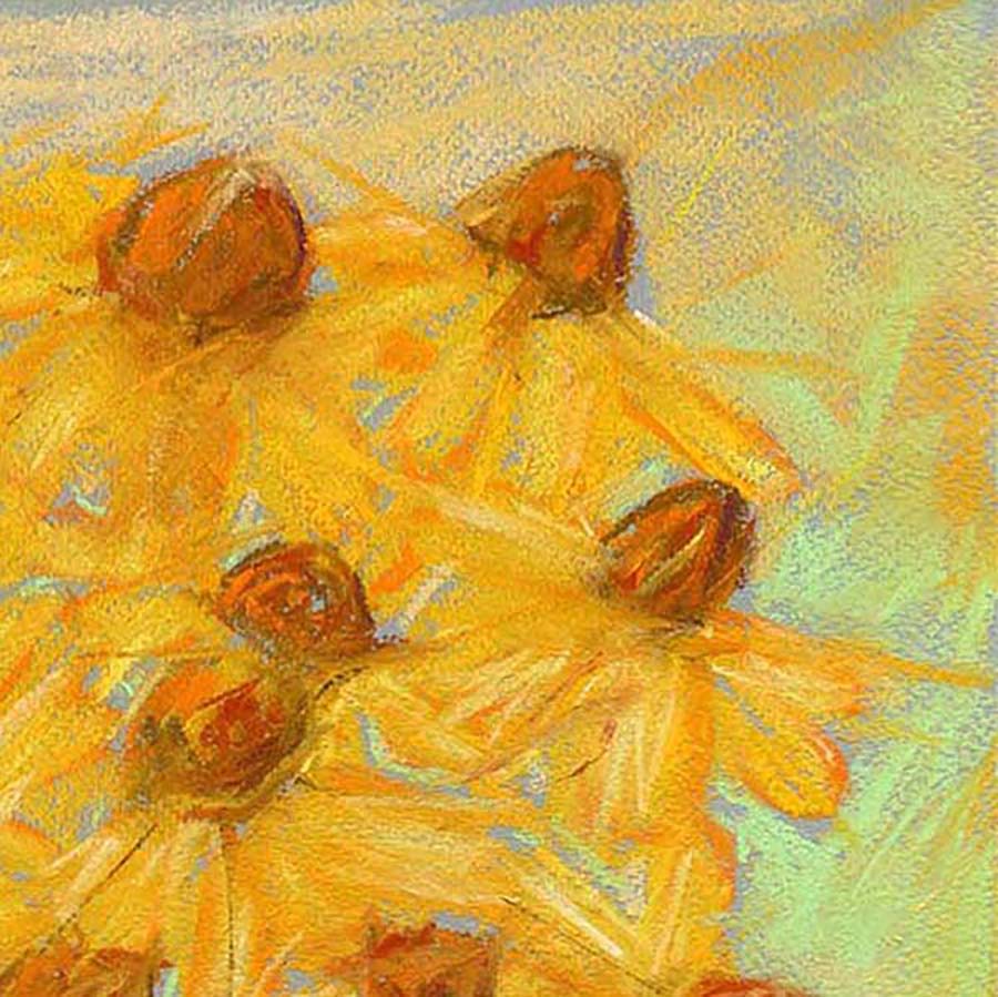 SUNSHINE AND LAVENDER floral art print