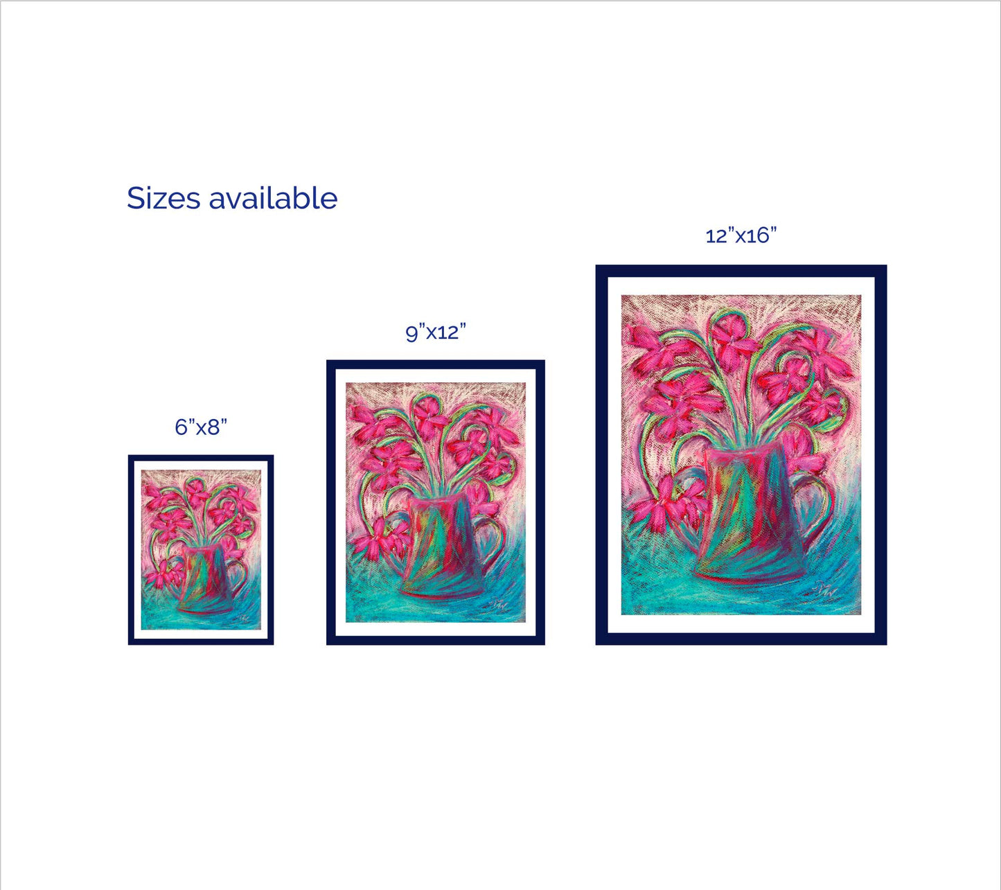 RAGS TO RICHES floral art print