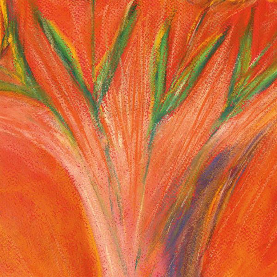 SUNBURST floral art print