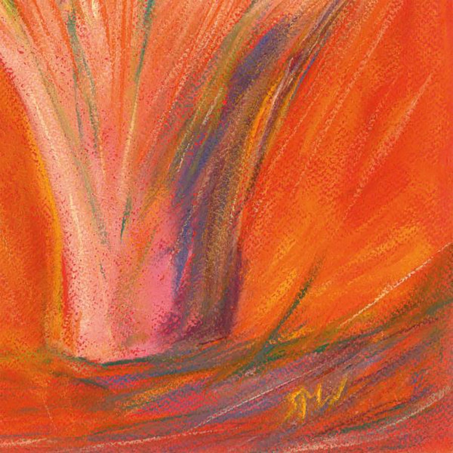 SUNBURST floral art print