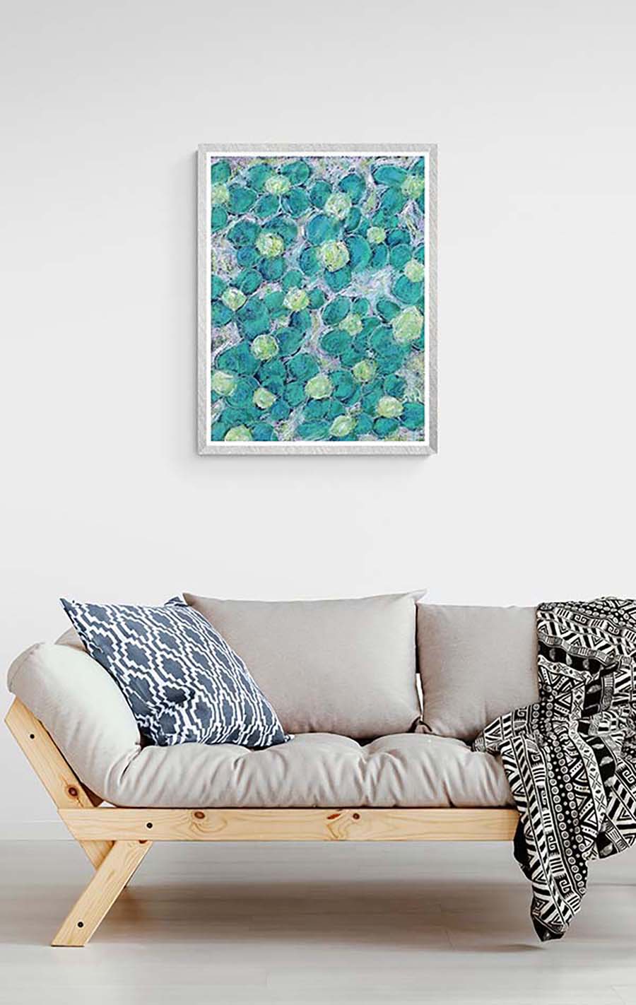 SEA DAISIES floral art print