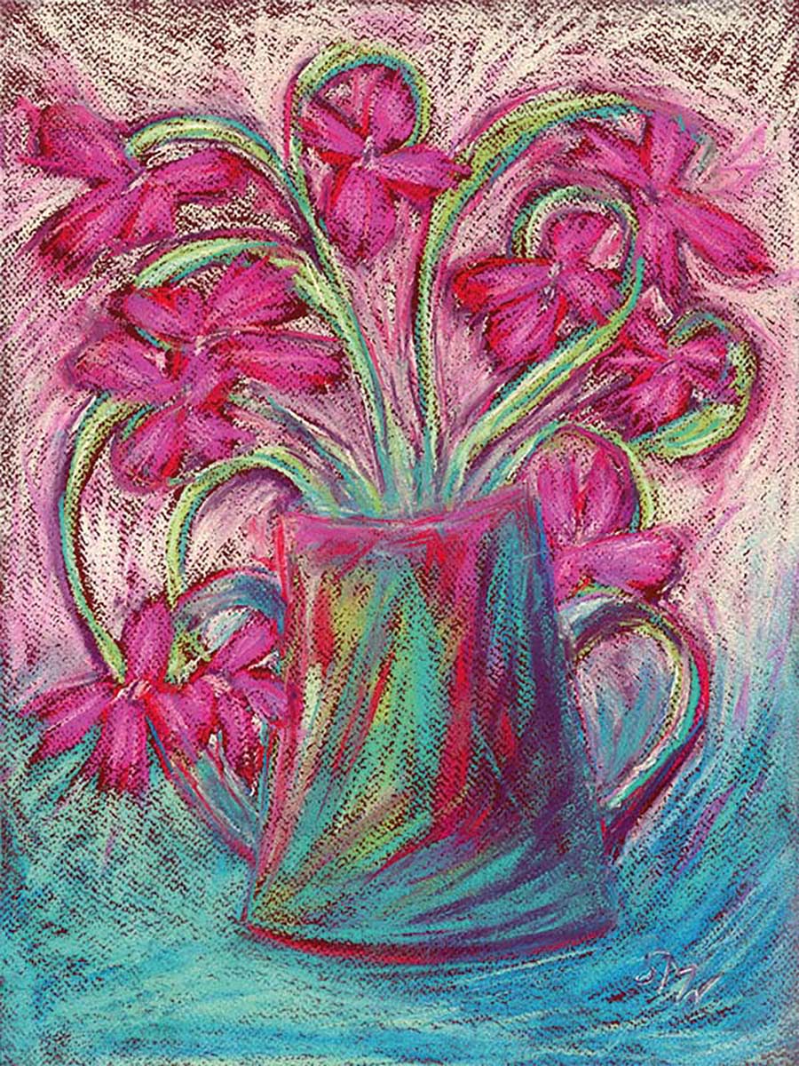 RAGS TO RICHES floral art print