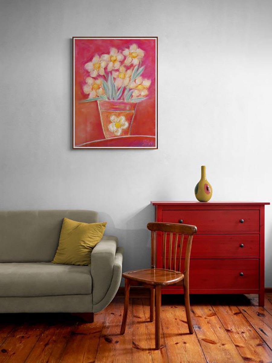 LIFE FORCE floral art print
