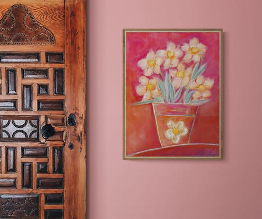 LIFE FORCE floral art print