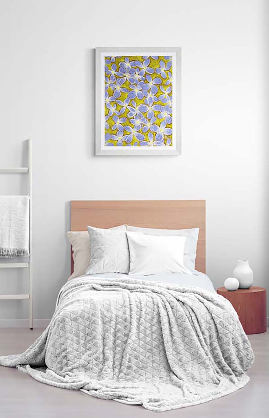 WOODLAND SPARKLE floral art print