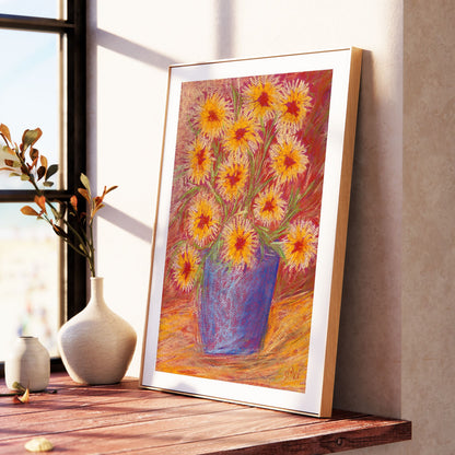 PERPETUAL SUNSHINE floral art print