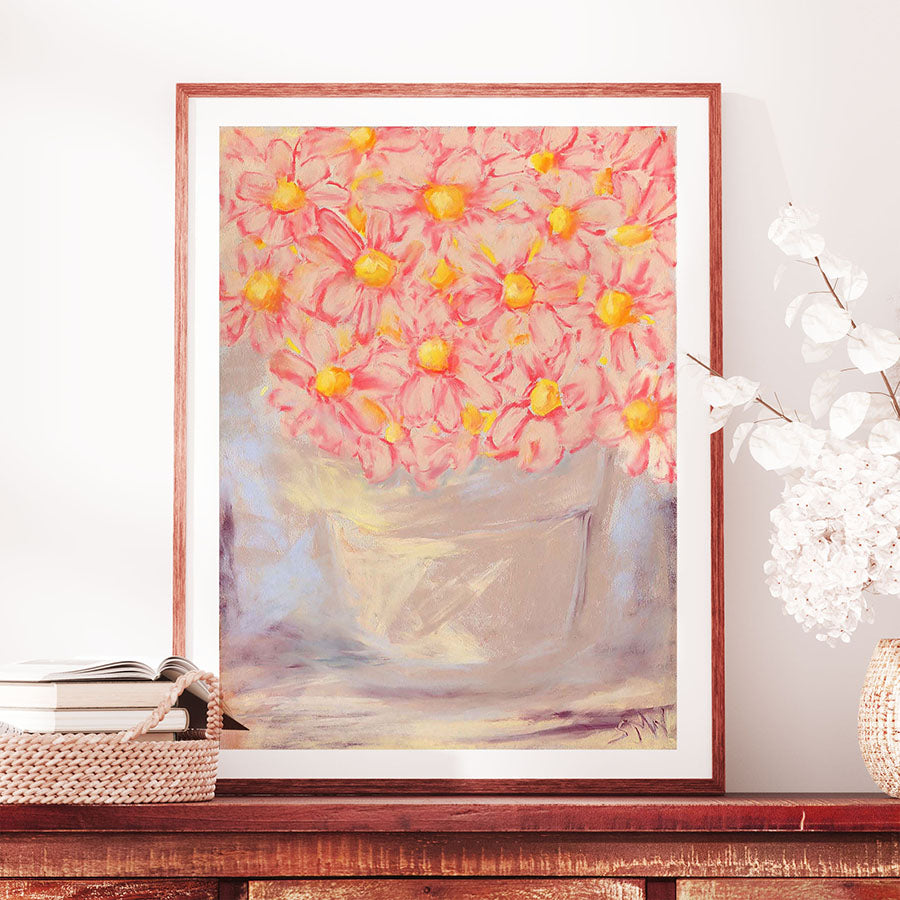 MISTY floral art print