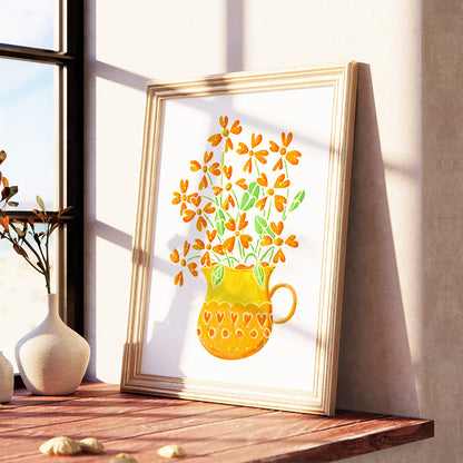 SUMMER LOVE floral art print