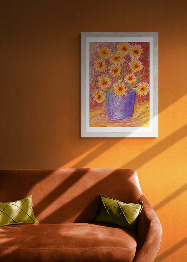 PERPETUAL SUNSHINE floral art print