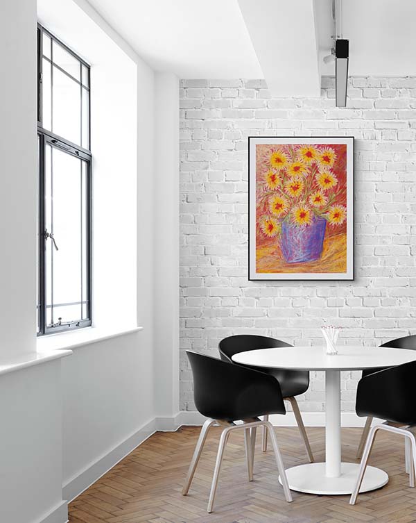 PERPETUAL SUNSHINE floral art print