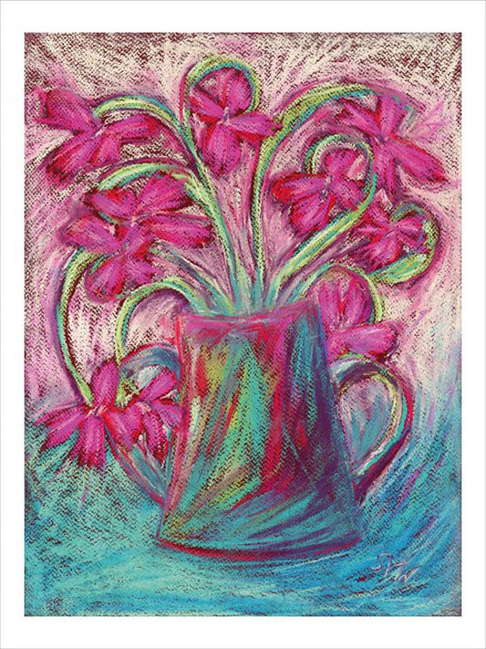 RAGS TO RICHES floral art print