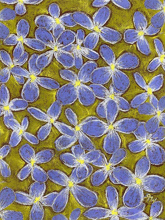 WOODLAND SPARKLE floral art print